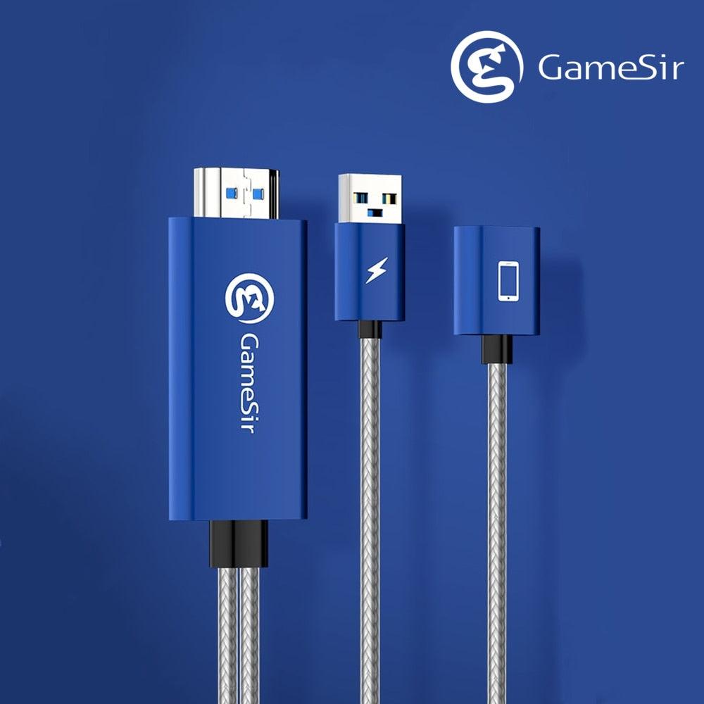 GTV100 Mobile HDMI Display Adapter Cable 1920*1080P Transmission for iPhone / iPad Screen Synchronization (RS7)(1U48)(1U50)