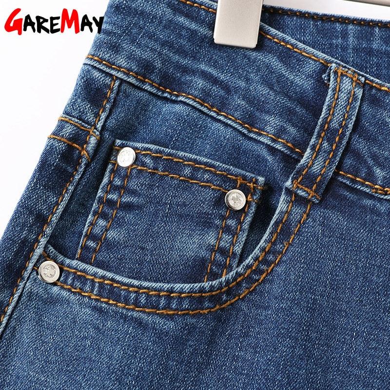 Great Women's Blue Jeans - Stretch Classics Denim Pants - Women High Waisted Skinny Ladies Jeans (TB6)