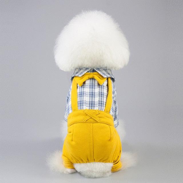 Gentleman Dog - Clothes Wedding Jumpsuit Small Dog Clothing Overalls Outfit (D69)(W5)(W7)