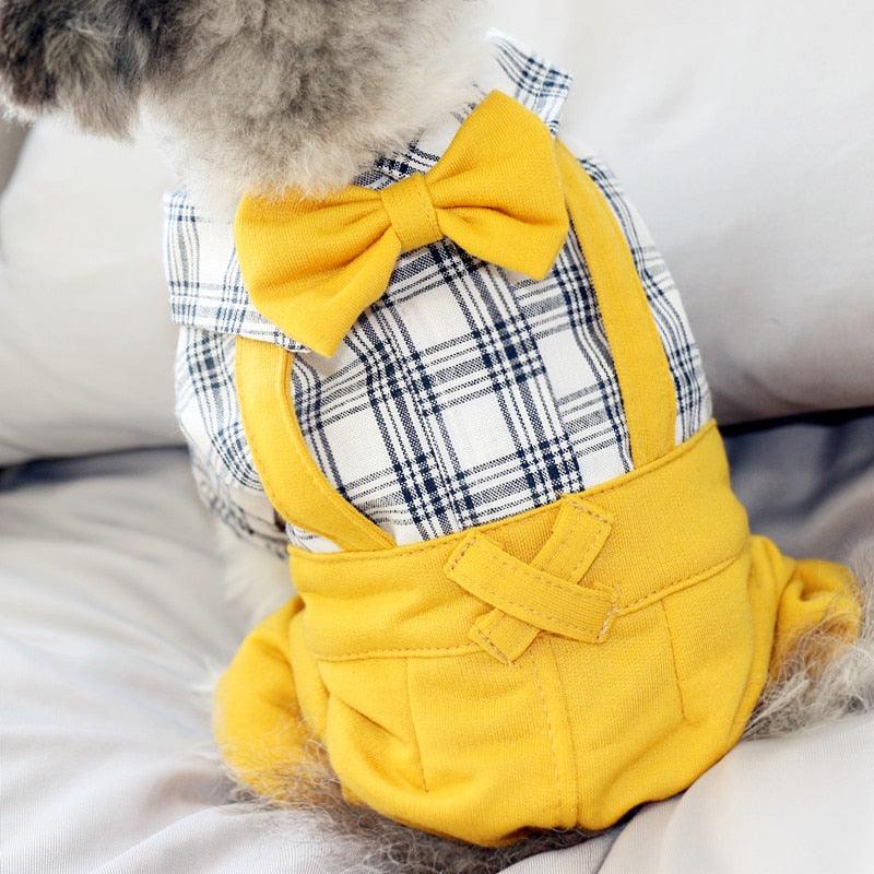 Gentleman Dog - Clothes Wedding Jumpsuit Small Dog Clothing Overalls Outfit (D69)(W5)(W7)