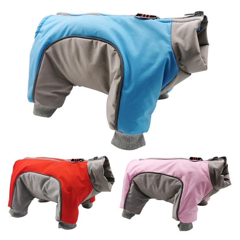 Winter Dog Jumpsuit - Warm Pet Coat Jacket - Yorkshire Poodle Bichon Pomeranian Schnauzer (W5)(W1)(F69)