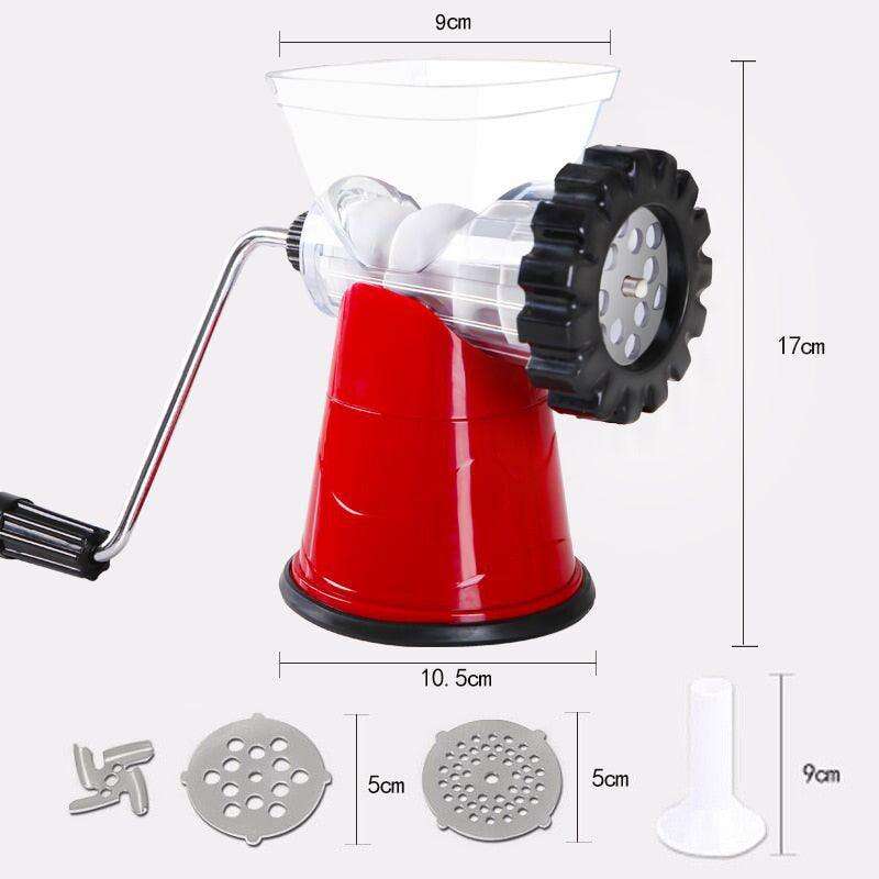 Multifunctional Meat Grinder Sausage Maker - Hand Held Suction Base Meat Mincer (AK3)(F61)