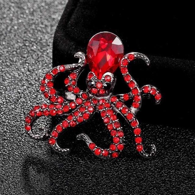 Trending Drop Rhinestone Jellyfish Brooches - Clothing Accessories Pins (8JW)(F81)