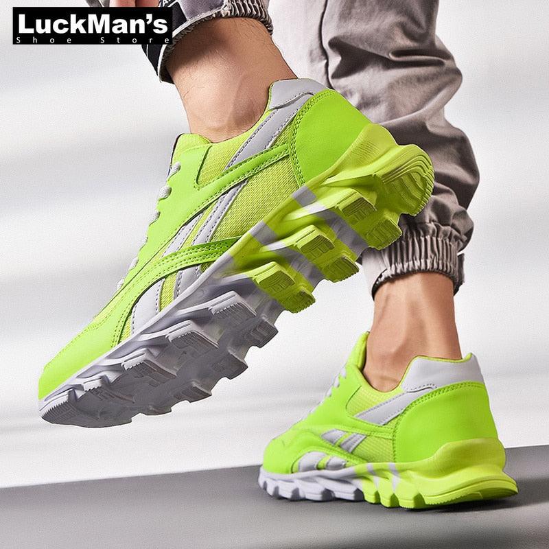 Spring Autumn Sneakers for Men - Plus Size 46 Running Shoes - Air Mesh Outdoor Sports Shoes Breathable Shoes Man White Black Blue (MSC3)(MSC7)(MSA1)(MCM)(MSA2)(1U12) - Deals DejaVu