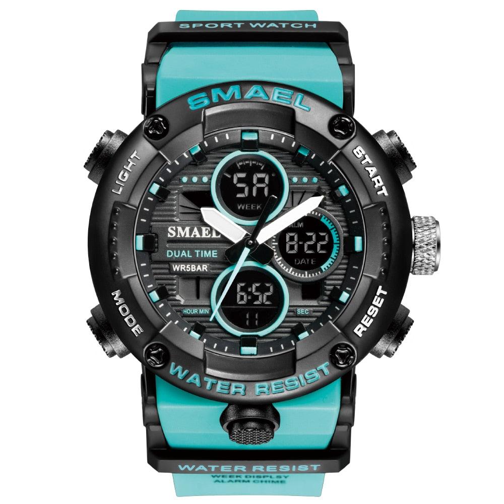 Sport Watch Men Waterproof LED Digital Watches - Stopwatch 8038 - Men Watches Quartz (MA9)(RW)(1U84)