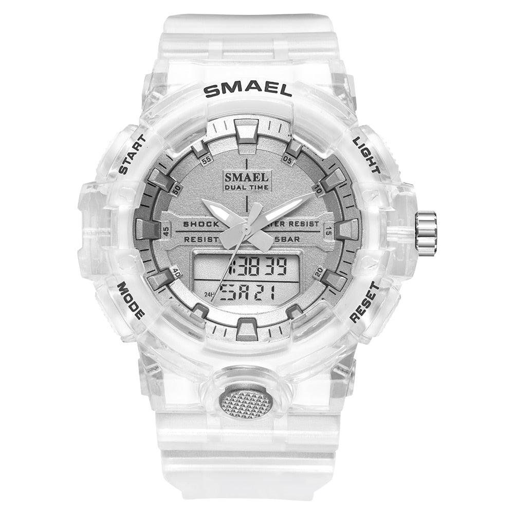 Woman Watch Quartz - Sports Watches Kids 50M Waterproof Wristwatches - Jelly Starp Clock 8025 Children Clocks Lady Watch Women (RW)(1U82)(1U84)(1U48)