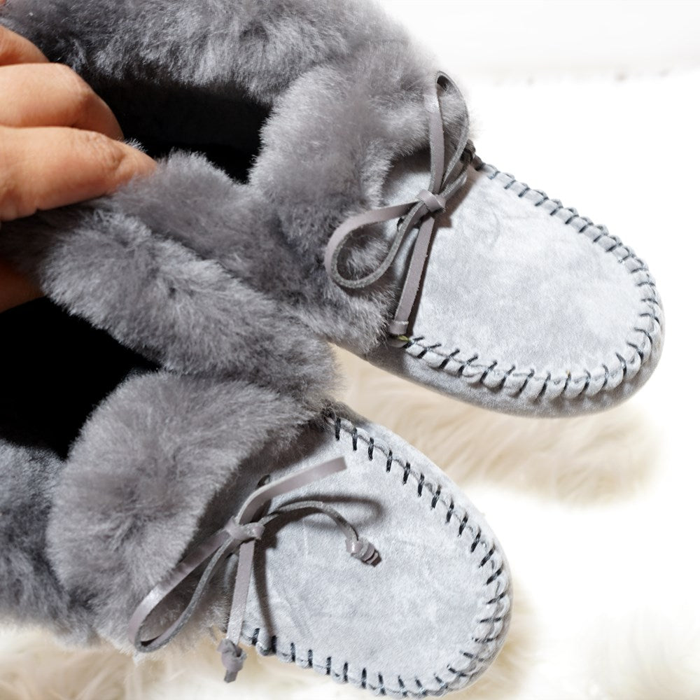 Amazing 100% Genuine Leather waterproof women flat shoes - comfortable winter warm natural fur snow shoes fashion non-slip (FS)(CD)(1U40)(1U38)(1U107)