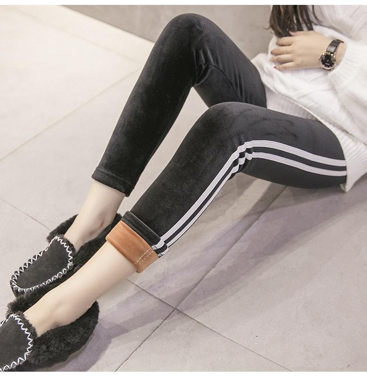 New Velvet Maternity Leggings Pants For Pregnant Women - Warm Winter Maternity Clothes -Thickening Pregnancy Trousers Clothing (2Z7)(7Z2)(1U4)