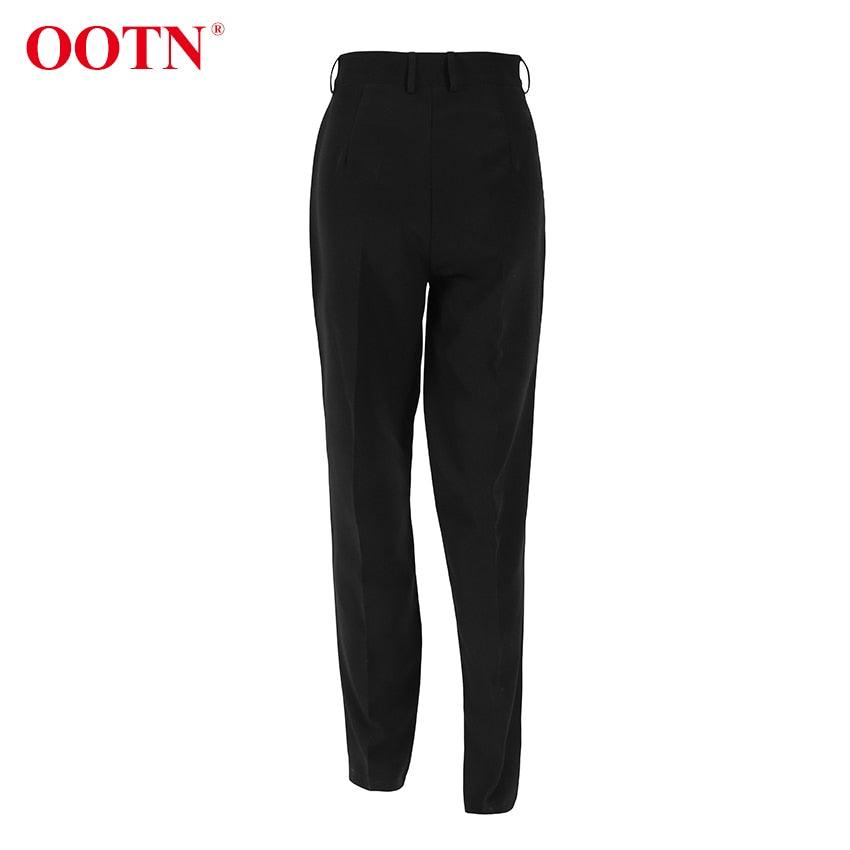 Business Work High Waist Pencil Pants - Women Autumn Elegant Ankle-Length Pants - Office Lady Pleated Quality Wild Pants (BP)(1U25) - Deals DejaVu
