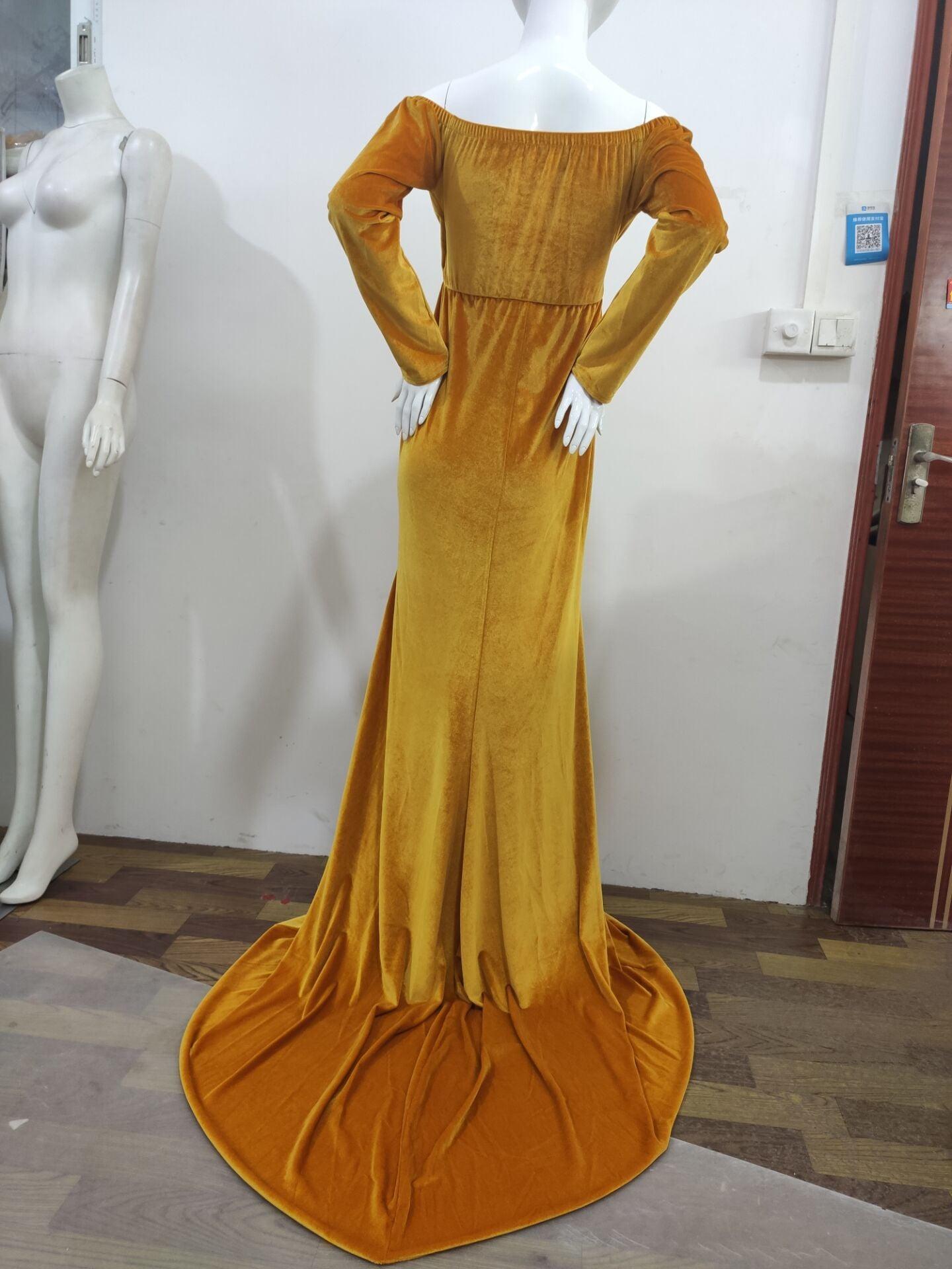 Great Winter Pregnancy Dress - Long Tail Maternity Dresses for Photo Shoot - Long Dress Gown Color Photography(1U5)(Z6)(Z8)(1Z1)(2Z1)(3Z1)(4Z1)(7Z1)