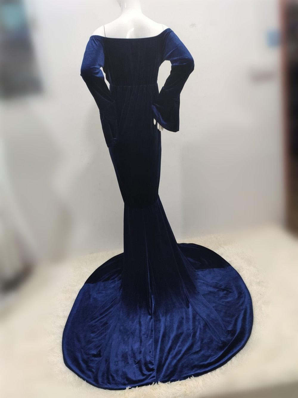 Trending Shoulderless Maternity Dresses For Photo Shoot -Sexy Long Pregnancy Dress - Maxi Gown Photography(1U5)(Z6)(Z8)(1Z1)(2Z1)(3Z1)(4Z1)(7Z1)