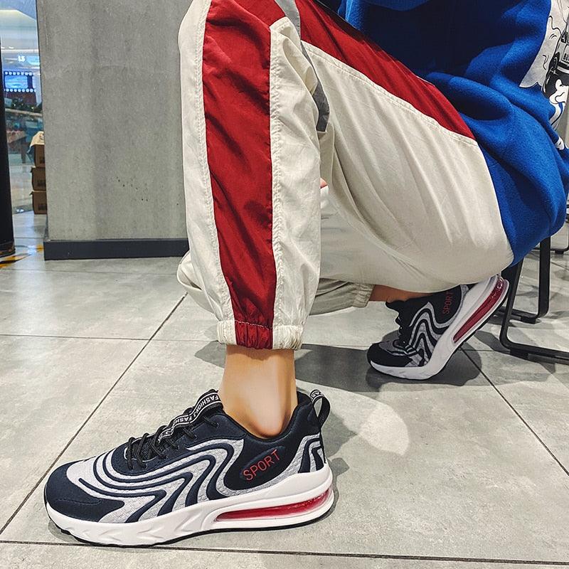 Cool New Men Chunky Sneakers Lace-up Flat Casual Shoes with Platform - Stylish Mixed Color Breathable Adult Male Tenis Footwear (MSC3)(MSC7)(MSA1)(MCM)(MSA2)(1U12) - Deals DejaVu