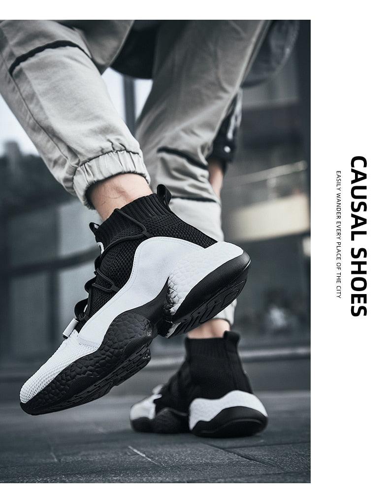Great Men Sneaker - Soft Casual Shoes - Sock Shoes Fashion plus size 45 46 47 48 Tenis Masculino Adulto High Top Man Flat Shoes (MSC3)(MSC7)(MSA1)(MCM)(MSA2)(1U12) - Deals DejaVu