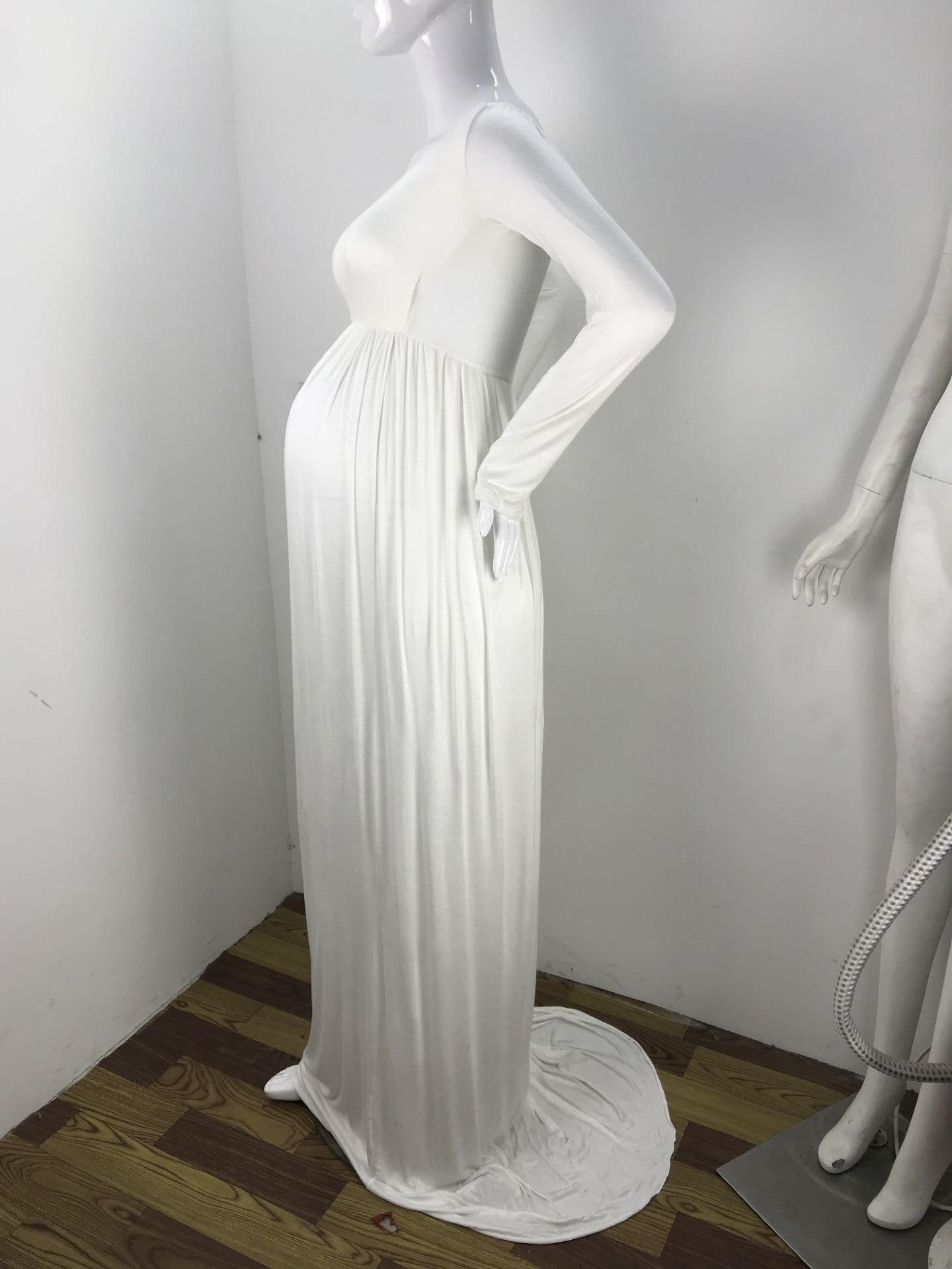 Gorgeous Pregnancy Dress for Photo Shoot - Women Baby Shower Dress - Photography Maternity Gown (1U5)(Z6)(Z8)(1Z1)(2Z1)(3Z1)(4Z1)(7Z1)