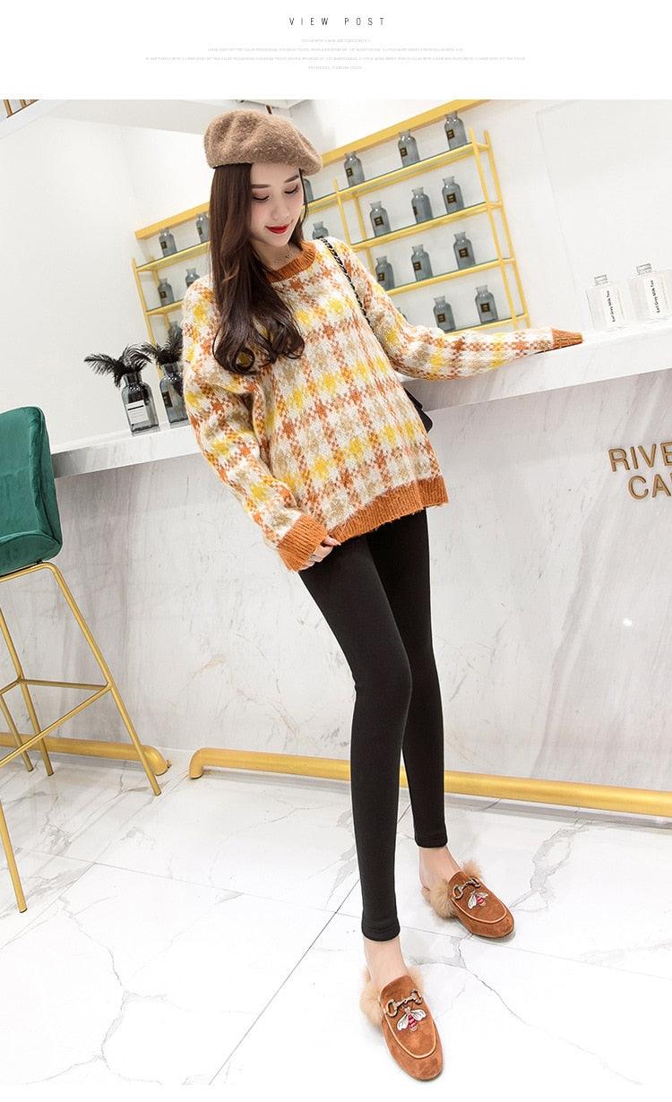 Winter Maternity Leggings - Thick Adjustable Waist Velvet Line Pregnant Women Pregnancy Clothes Pants Ropa Mujer Maternal (2Z7)(7Z2)(1U4)