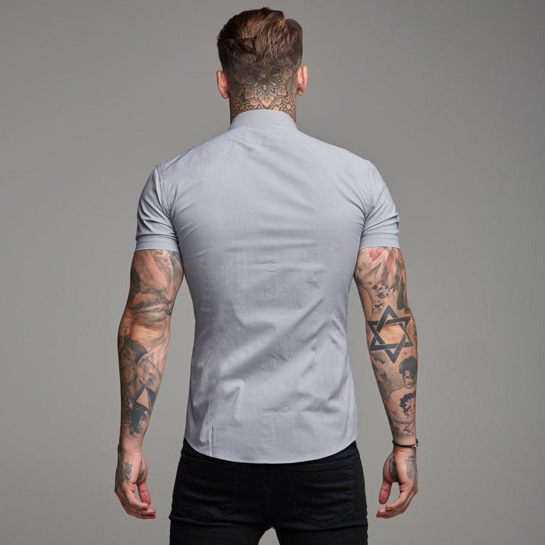 Great Summer Fashion Slim Fit Button Short Sleeve Shirts - Men Casual Sportswear Dress Shirt (TM1)(T2G)(1U8)(TM8)