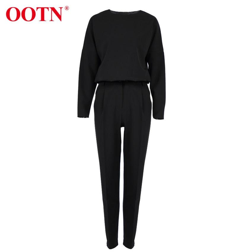 Great Brown Pencil Pants Female Autumn Winter Elegant Ladies Plain Casual Black Pants - Office Work Straight Women Trousers (D25)(BP)(1U25) - Deals DejaVu