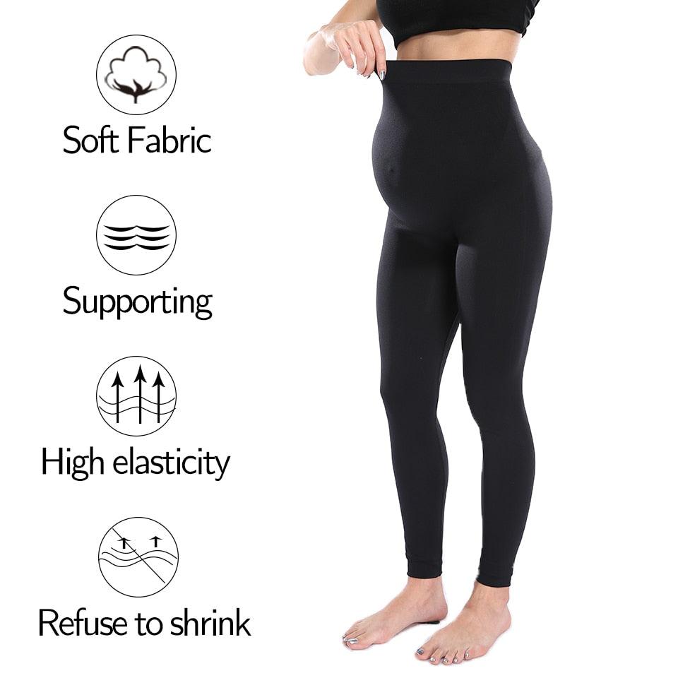 Nice Maternity Leggings - High Waist Belly Support - Leggings for Pregnant Women - Pregnancy Skinny Pants Body Shaping Postpartum Trousers (D6)(2Z7)(F6)(1U4)(7Z2) - Deals DejaVu