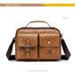 Great Men's Briefcase - Casual bag Men Small Messenger Bag - Vintage Shoulder Bags Male Flap Bags Capacity Men Handbag for male (3MA1)(LT4)(1U78) - Deals DejaVu
