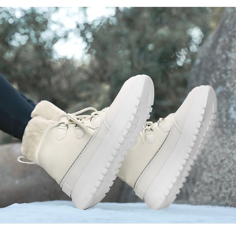 Snow Boots Outdoor Non-slip Sneakers - Plush Warm Woman Waterproof Winter Boots - Women Platform Ankle Boots (BB2)(CD)(WO4)(BB5)(F38)(3U38) - Deals DejaVu