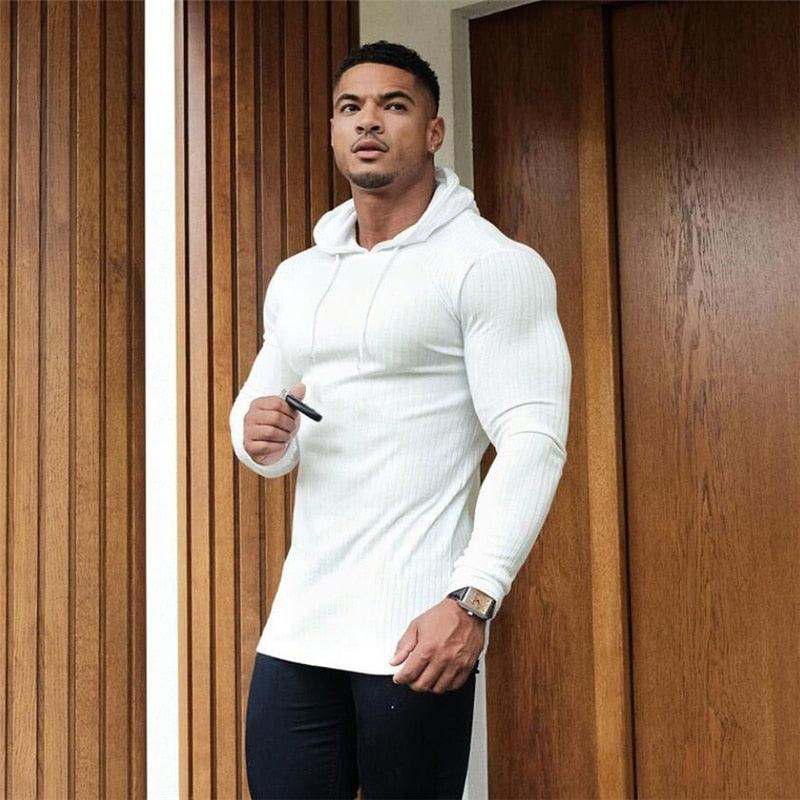 New Fashion Winter Hooded Sweater - Men Warm Turtleneck - Mens Sweaters - Slim Fit Pullover Men Classic Sweaters (TM5)(CC1)(1U100)(TM7)(1U101)(1U100)