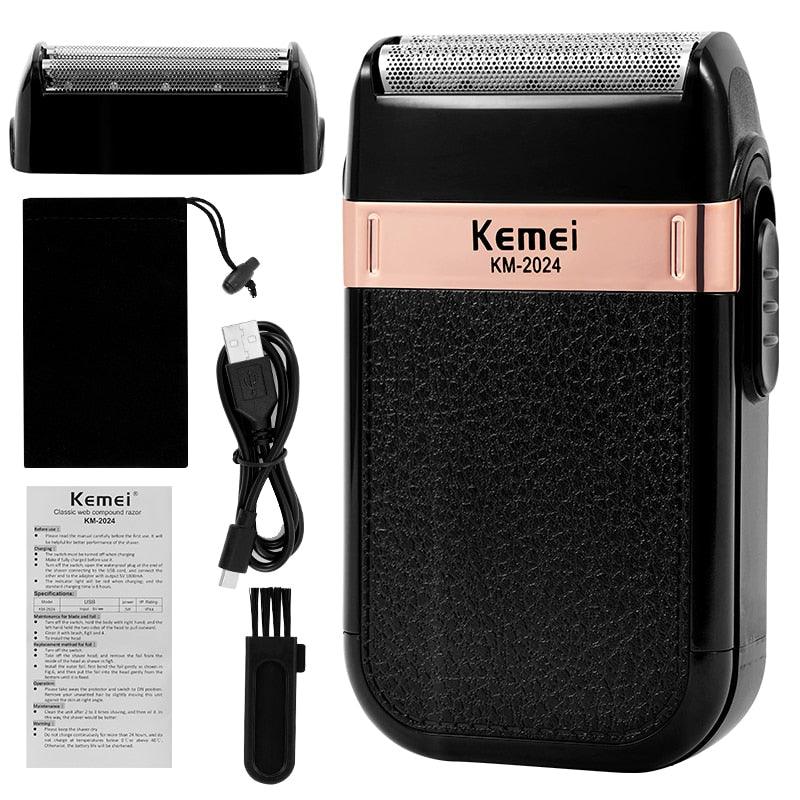 Professional Barber Hair Clipper - Rechargeable Electric T-Outliner Finish Cutting Machine - Beard Trimmer Shaver Cordless Corded (BD6)(1U45)(F45)