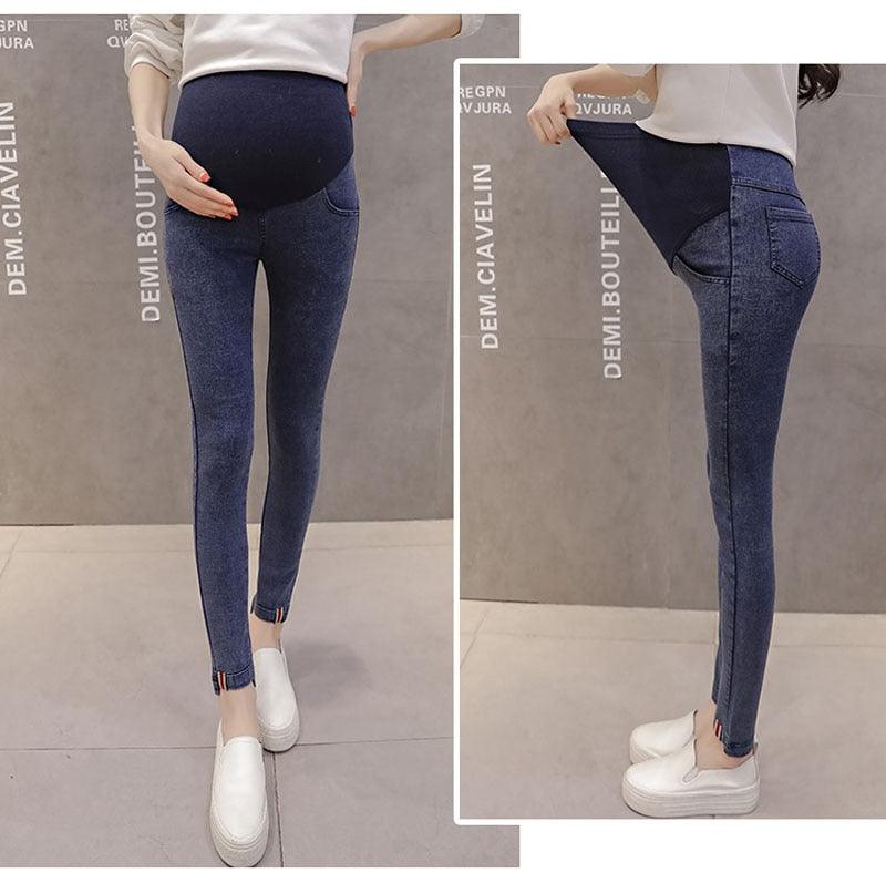Great Denim Jeans Maternity Pants For Pregnant Women - Clothes Nursing Pregnancy Leggings Trousers (2Z7)(7Z2)(1U4) (Z2)