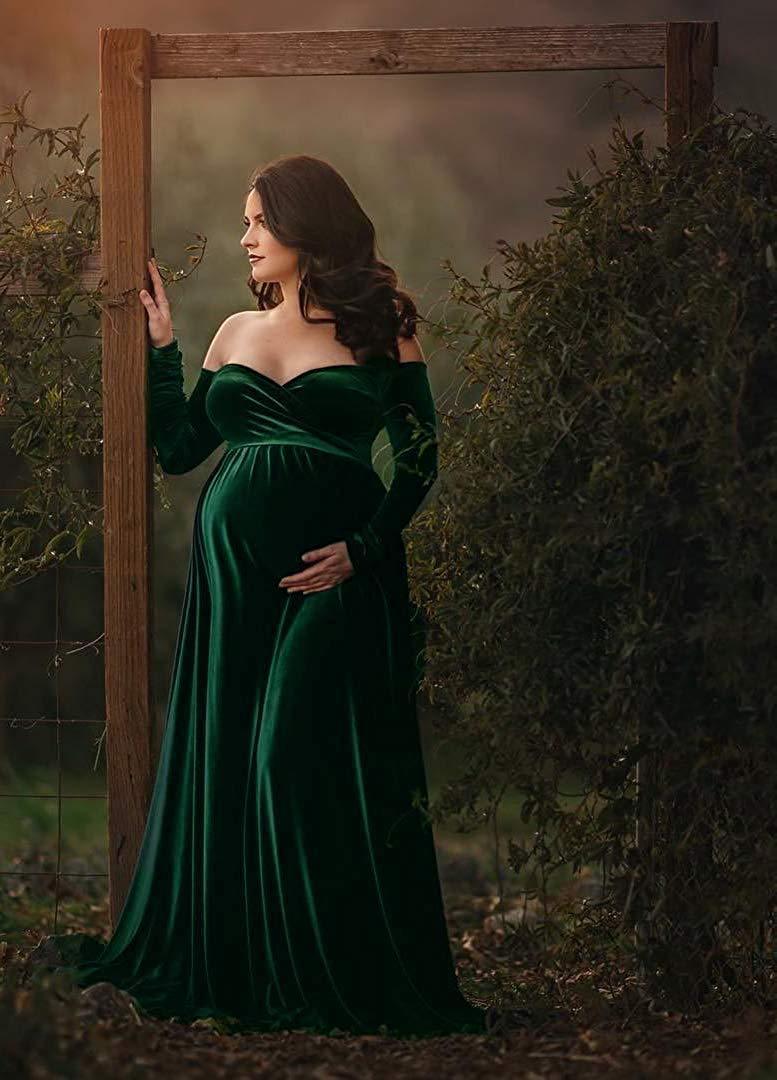 Great Winter Pregnancy Dress - Long Tail Maternity Dresses for Photo Shoot - Long Dress Gown Color Photography(1U5)(Z6)(Z8)(1Z1)(2Z1)(3Z1)(4Z1)(7Z1)