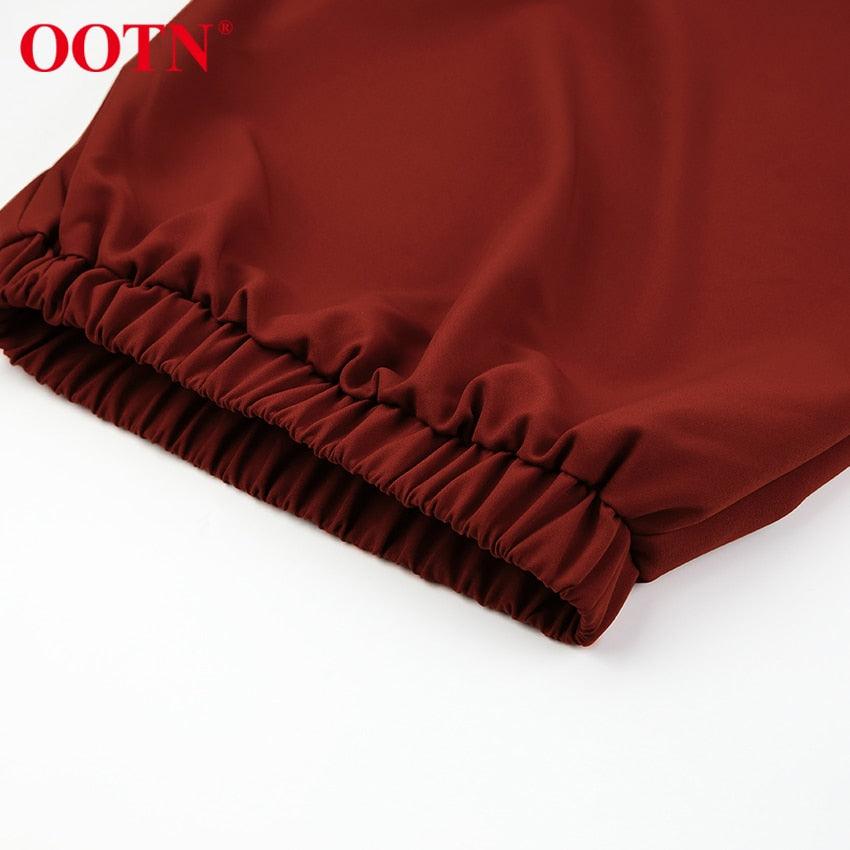 Great Brown Pencil Pants Female Autumn Winter Elegant Ladies Plain Casual Black Pants - Office Work Straight Women Trousers (D25)(BP)(1U25) - Deals DejaVu