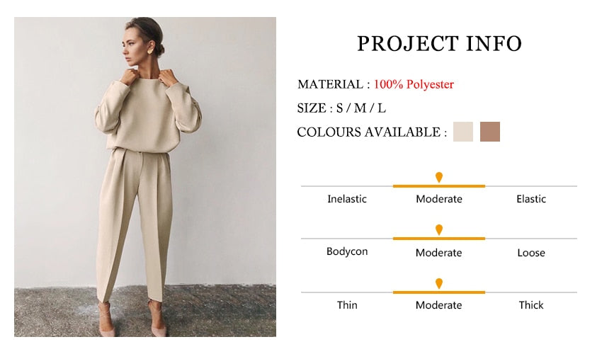 Great Brown Pencil Pants Female Autumn Winter Elegant Ladies Plain Casual Black Pants - Office Work Straight Women Trousers (D25)(BP)(1U25) - Deals DejaVu