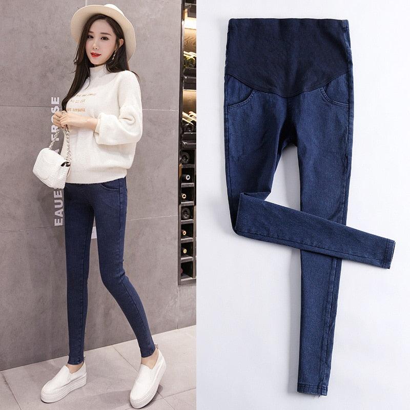 Great Denim Jeans Maternity Pants For Pregnant Women - Clothes Nursing Pregnancy Leggings Trousers (2Z7)(7Z2)(1U4) (Z2)