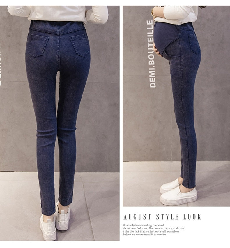 Great Denim Jeans Maternity Pants For Pregnant Women - Clothes Nursing Pregnancy Leggings Trousers (2Z7)(7Z2)(1U4) (Z2)