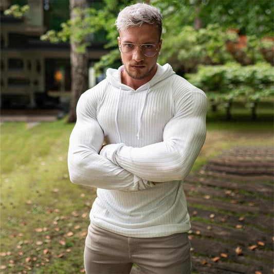 New Fashion Winter Hooded Sweater - Men Warm Turtleneck - Mens Sweaters - Slim Fit Pullover Men Classic Sweaters (TM5)(CC1)(1U100)(TM7)(1U101)(1U100)