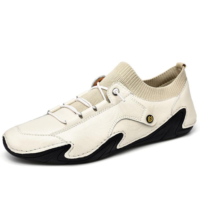 Great Casual Men Loafers Octopus Shoes - Breathable Moccasins Flats Drive Shoes -Leather Men Luxury Sneakers Black White Brown (MSC3)(MSC7)(MSA1)(MCM)(MSA2)(1U12) - Deals DejaVu