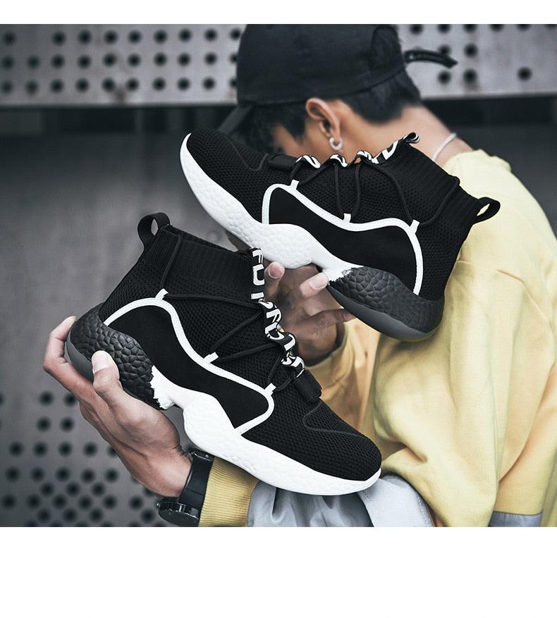 Great Men Sneaker - Soft Casual Shoes - Sock Shoes Fashion plus size 45 46 47 48 Tenis Masculino Adulto High Top Man Flat Shoes (MSC3)(MSC7)(MSA1)(MCM)(MSA2)(1U12) - Deals DejaVu