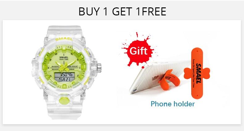 Woman Watch Quartz - Sports Watches Kids 50M Waterproof Wristwatches - Jelly Starp Clock 8025 Children Clocks Lady Watch Women (RW)(1U82)(1U84)(1U48)