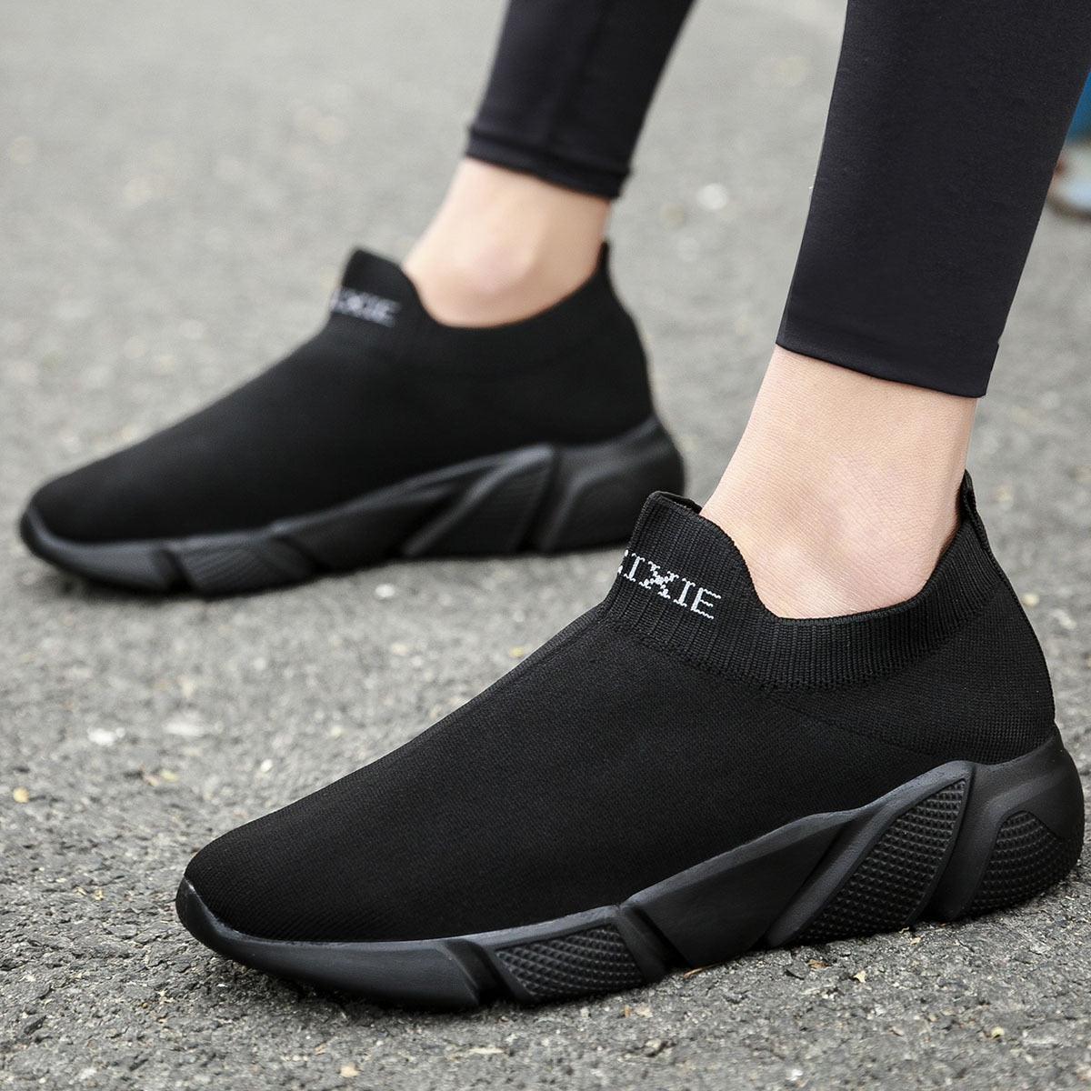 Fashion Men Shoes - Leisure Summer Super Light Breathable Woven Mesh Shoes -Star Black Casual Shoes Men Sneakers Soft Mens Trainers (MSC3)(MSC7)(MSA1)(MCM)(MSA2)(1U12) - Deals DejaVu