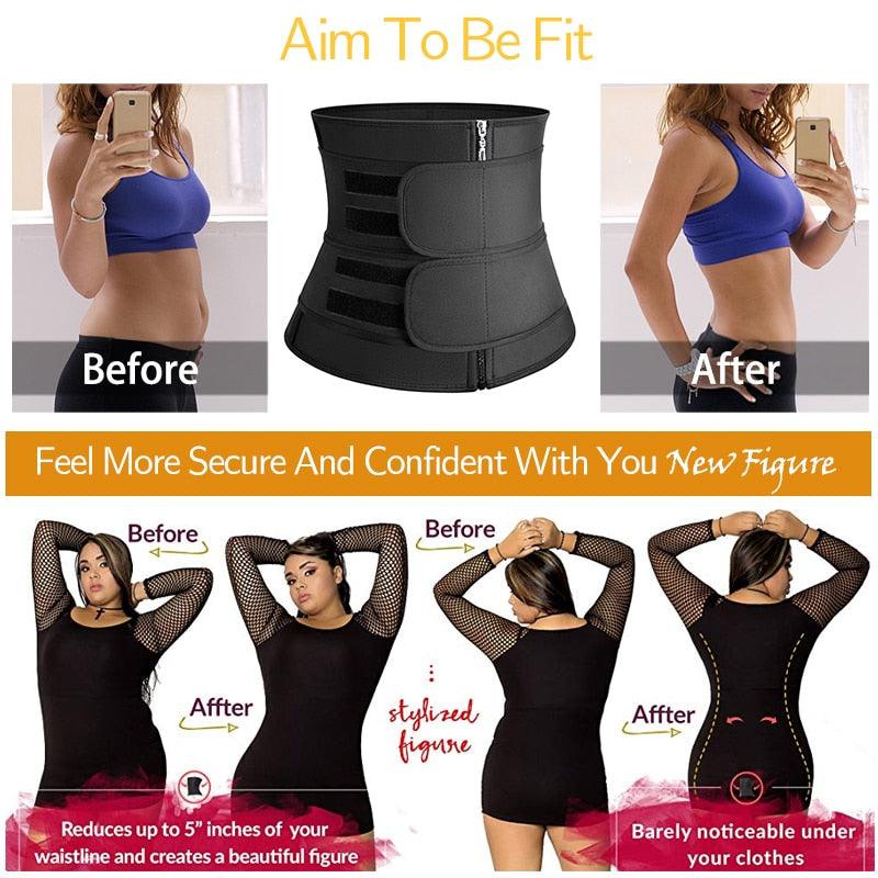 New Year Women Waist Trainer Neoprene - Body Shaper Belt Slimming Sheath Belly Reducing Shaper -Tummy Sweat Shapewear Workout Shaper Corset (FH)(FHW1)(1U31)(1U24)