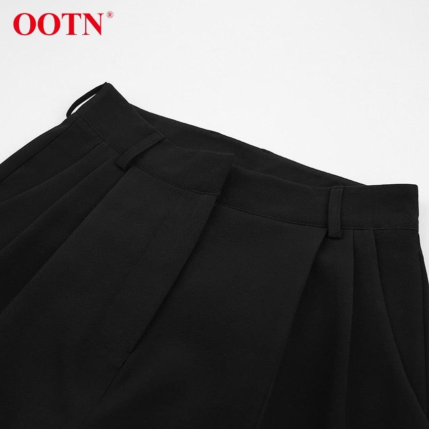 Business Work High Waist Pencil Pants - Women Autumn Elegant Ankle-Length Pants - Office Lady Pleated Quality Wild Pants (BP)(1U25) - Deals DejaVu