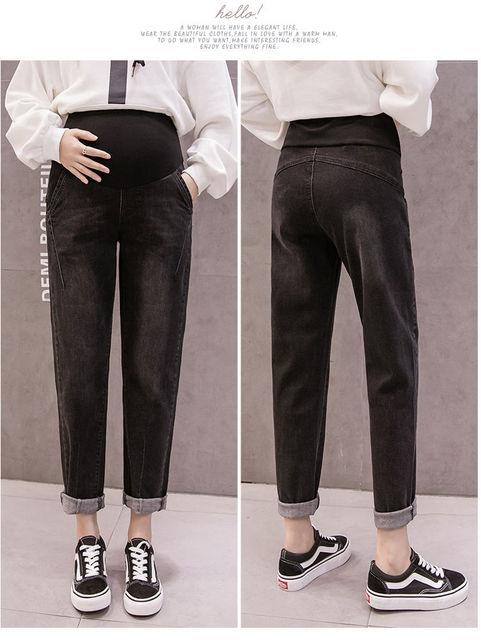 Trending Winter Maternity Leggings - Warm Trousers Plus Velvet Clothes Pregnancy Pants For Pregnant Women Thickened Leggings Clothing Pants (1U4) (Z2)