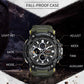 Sport Watch Dual Time Men Watches - 50m WaterproofMale Clock Military Watches - 1802D - Watches Gifts (MA9)(RW)(1U84)