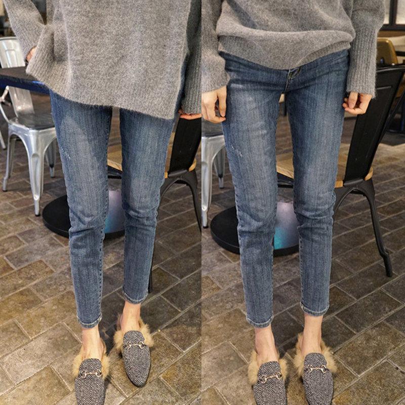 Trending Winter Maternity Leggings - Warm Trousers Plus Velvet Clothes Pregnancy Pants For Pregnant Women Thickened Leggings Clothing Pants (1U4) (Z2)