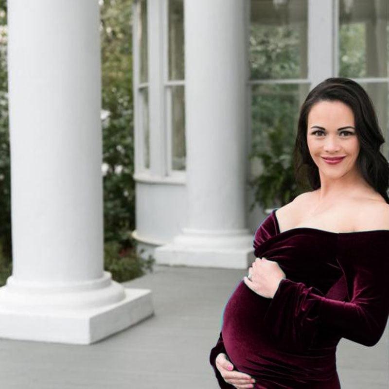 Trending Shoulderless Maternity Dresses For Photo Shoot -Sexy Long Pregnancy Dress - Maxi Gown Photography(1U5)(Z6)(Z8)(1Z1)(2Z1)(3Z1)(4Z1)(7Z1)