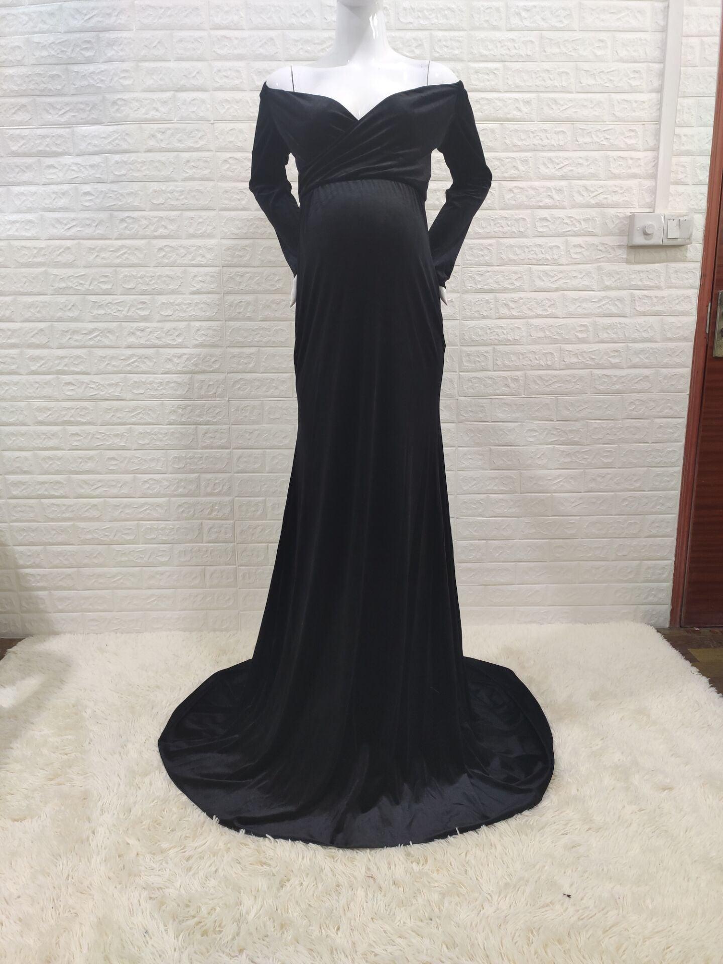 Great Winter Pregnancy Dress - Long Tail Maternity Dresses for Photo Shoot - Long Dress Gown Color Photography(1U5)(Z6)(Z8)(1Z1)(2Z1)(3Z1)(4Z1)(7Z1)