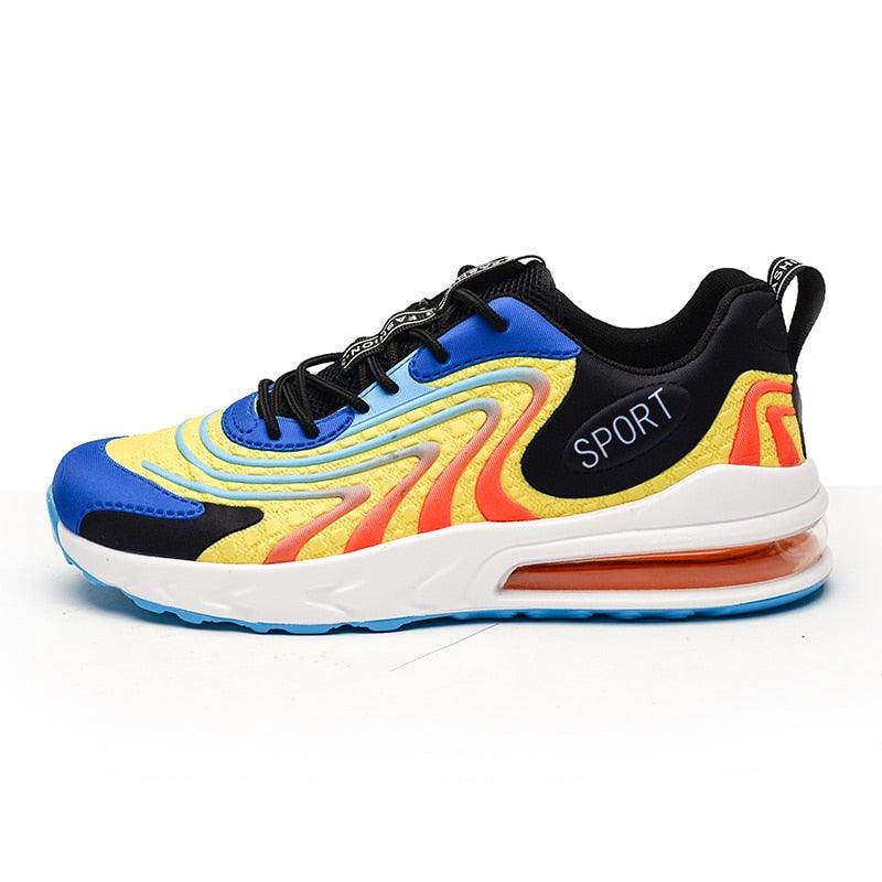 Cool New Men Chunky Sneakers Lace-up Flat Casual Shoes with Platform - Stylish Mixed Color Breathable Adult Male Tenis Footwear (MSC3)(MSC7)(MSA1)(MCM)(MSA2)(1U12) - Deals DejaVu