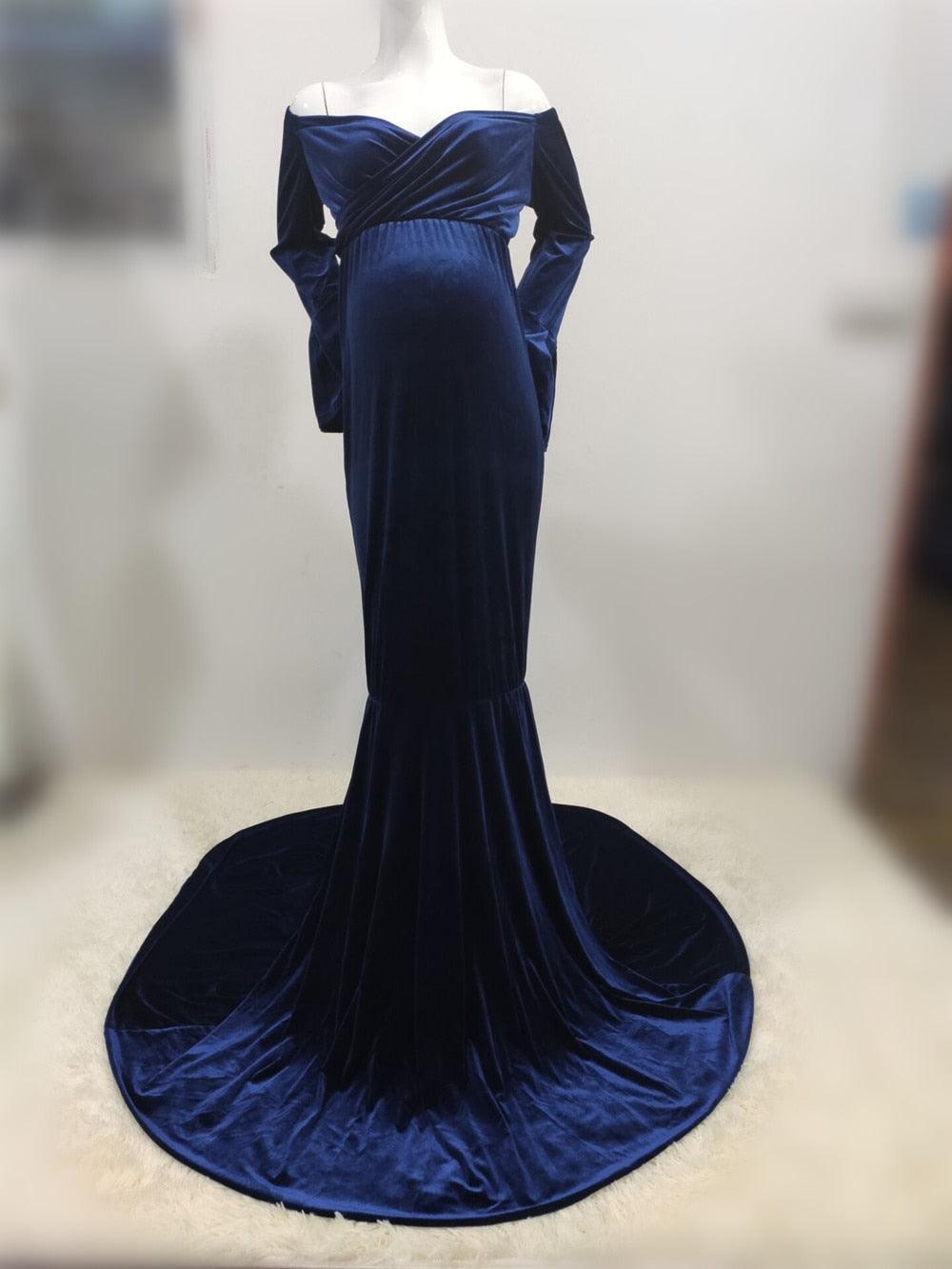 Trending Shoulderless Maternity Dresses For Photo Shoot -Sexy Long Pregnancy Dress - Maxi Gown Photography(1U5)(Z6)(Z8)(1Z1)(2Z1)(3Z1)(4Z1)(7Z1)