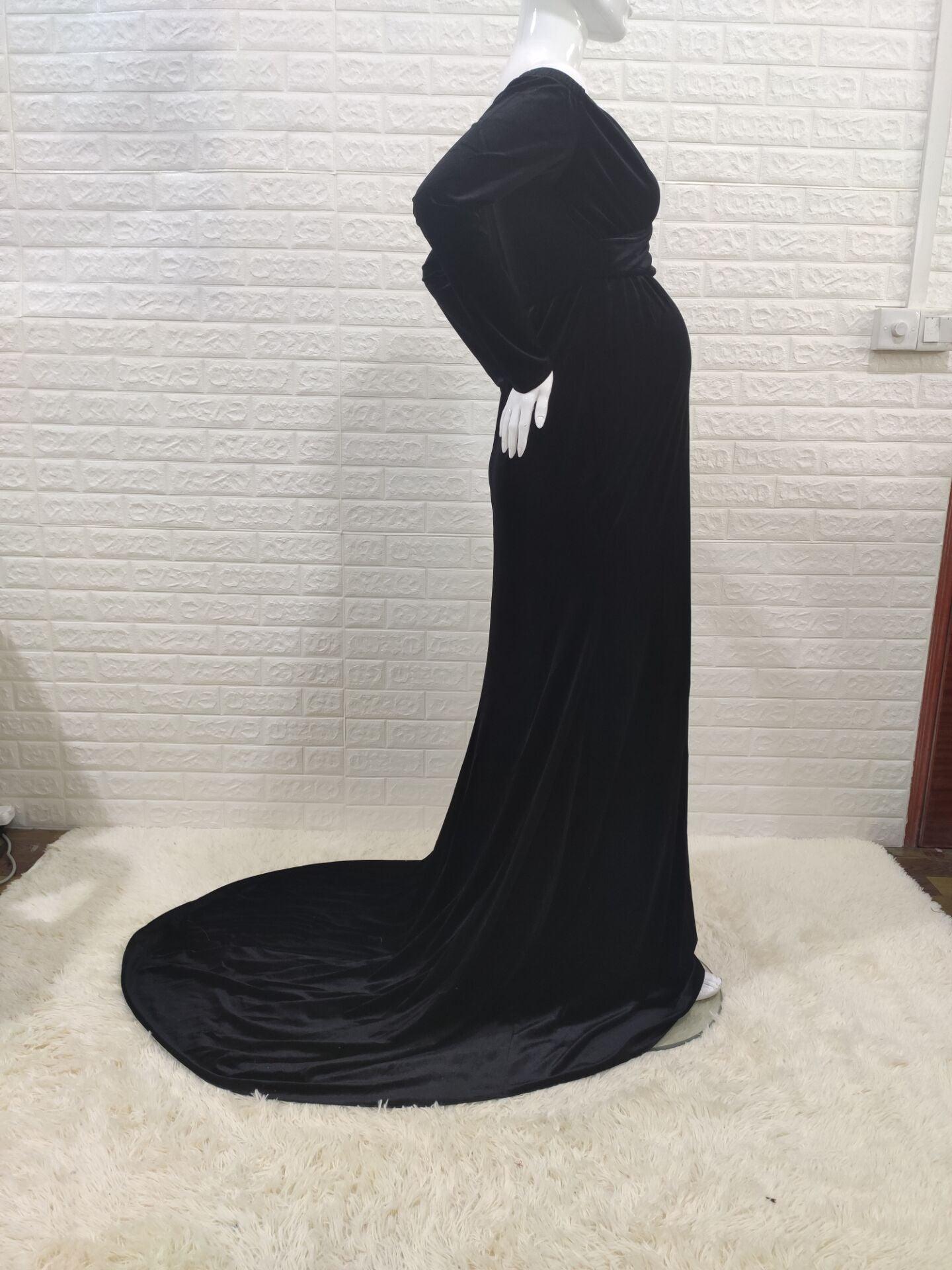 Great Winter Pregnancy Dress - Long Tail Maternity Dresses for Photo Shoot - Long Dress Gown Color Photography(1U5)(Z6)(Z8)(1Z1)(2Z1)(3Z1)(4Z1)(7Z1)