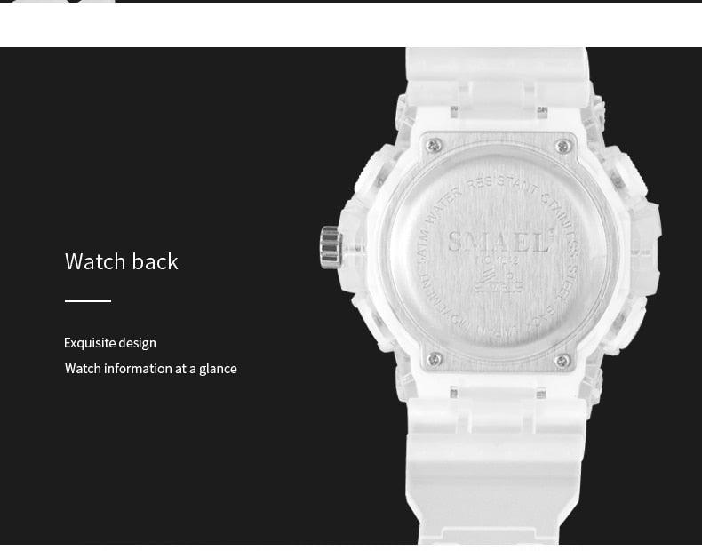 Woman Watch Quartz - Sports Watches Kids 50M Waterproof Wristwatches - Jelly Starp Clock 8025 Children Clocks Lady Watch Women (RW)(1U82)(1U84)(1U48)