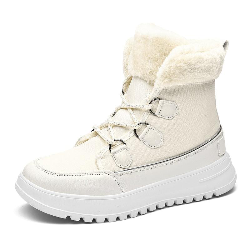 Snow Boots Outdoor Non-slip Sneakers - Plush Warm Woman Waterproof Winter Boots - Women Platform Ankle Boots (BB2)(CD)(WO4)(BB5)(F38)(3U38) - Deals DejaVu