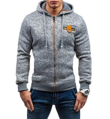 "Only For Men With Style" -Men Sports Casual Wear Zipper COPINE Fashion Jacquard Hoodies - Sweatshirts Autumn Winter Coat (TM5)(CC1)(1U100)